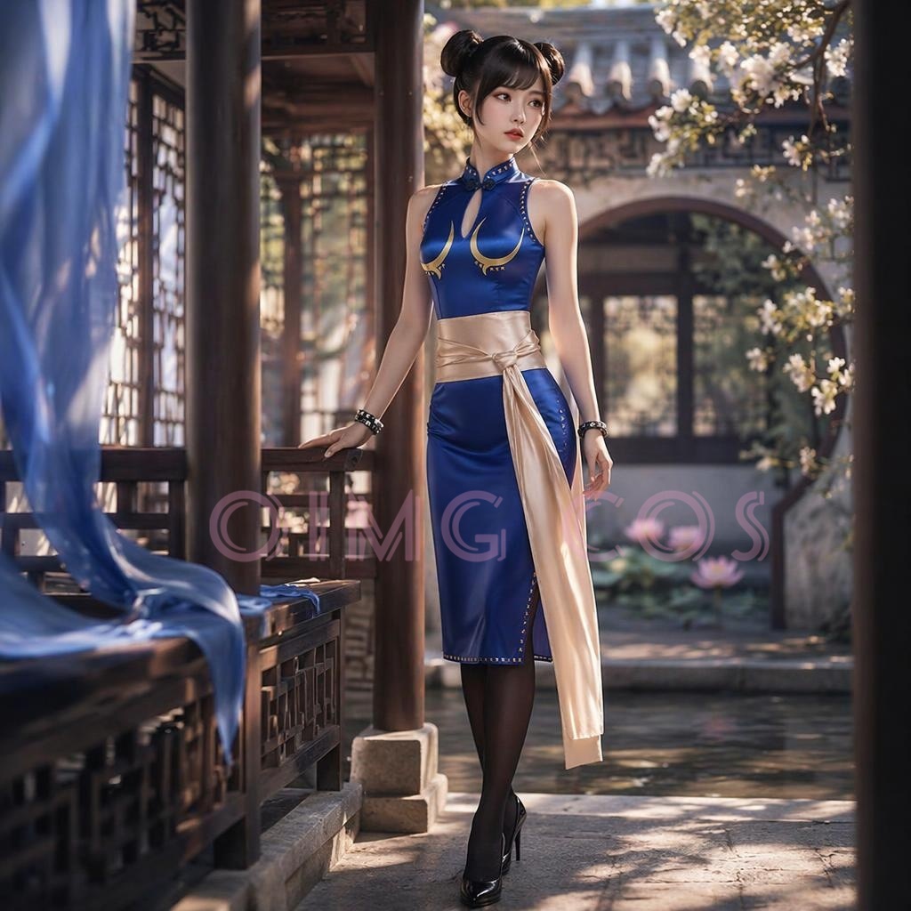 Anime Cosplay Event - 게임 스트리트 파이터 춘리 코스프레 의상