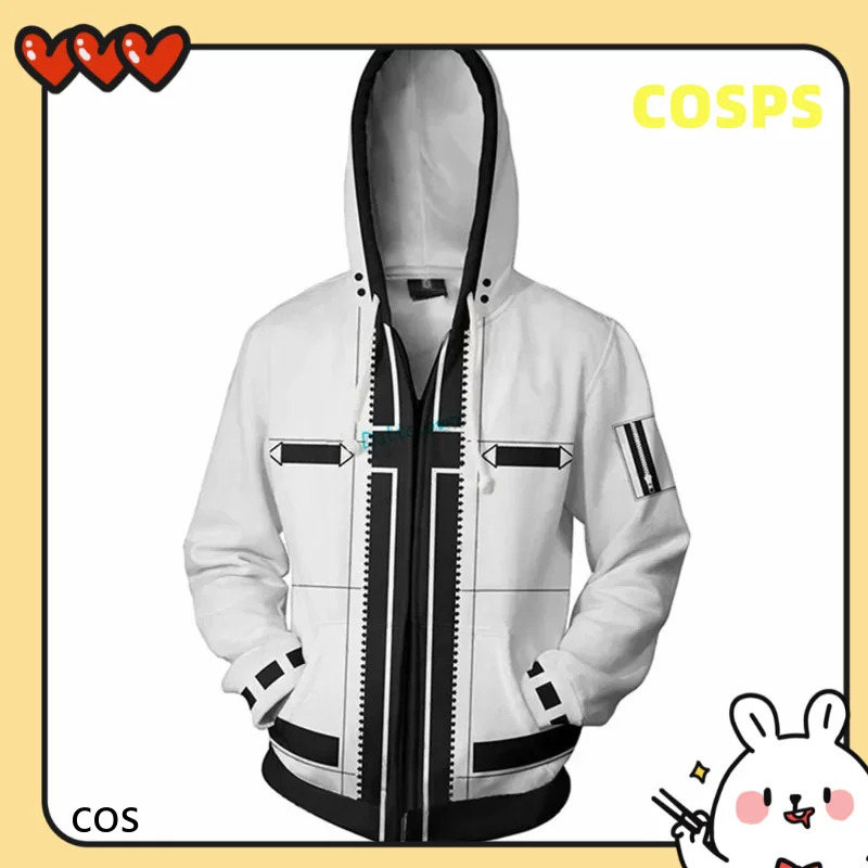 Anime Cosplay For Couples - NO5 애니메이션 게임 후드 티셔츠 3D