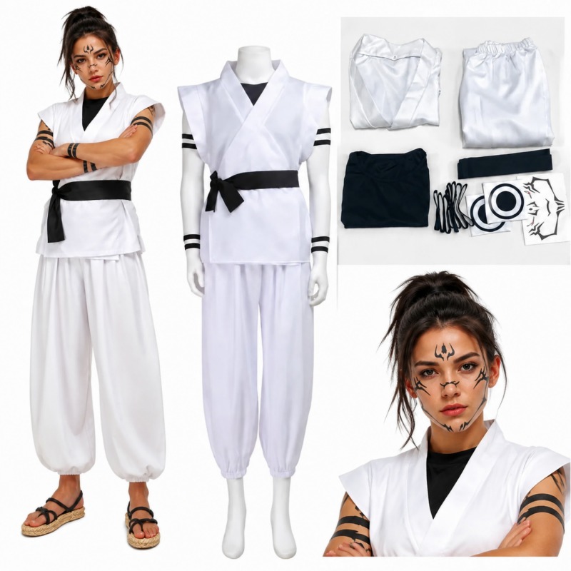 Anime Cosplay Jujutsu Kaisen - 리오멘 스쿠나 코스프레 의상 주술회전 애니메이션
