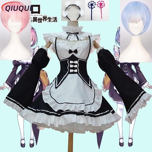 Re Zero Rem Wig - Anime Re:zero Kara Hajimeru iseka Seikatsu