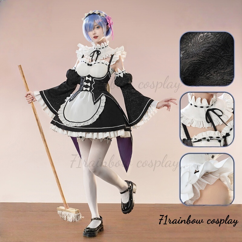 Anime Cosplay Re Zero - Re: 제로와 다른 세계에서의 삶 렘