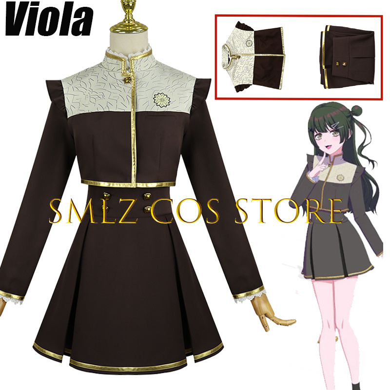 Anime Cosplay Girl Costume - MewType 후지코 비올라 코스프레 BanG Dream!