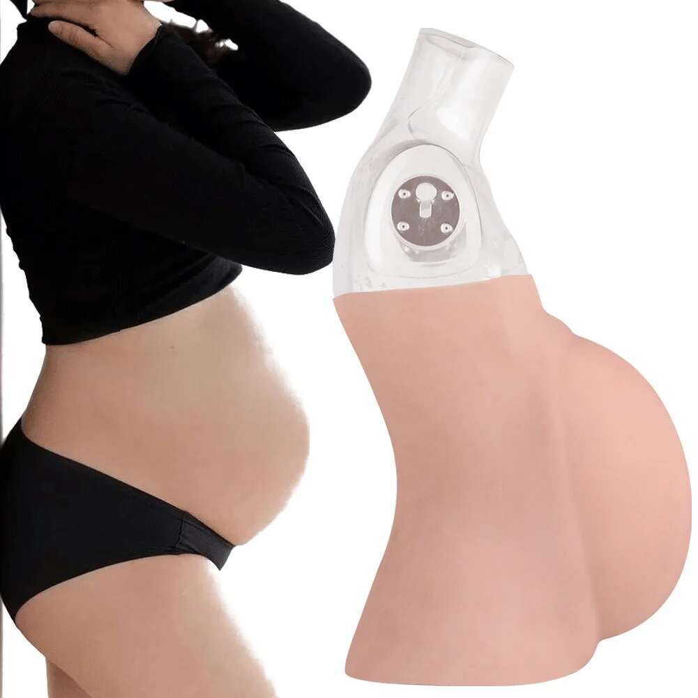 Anime Cosplay Pregnant - 머드라인 없는 임신 배 가짜 임신