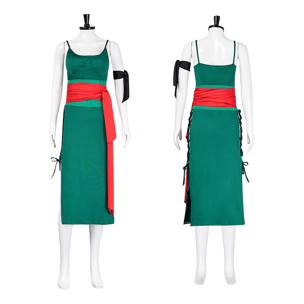 Anime Zoro Cosplay Female - Rule 63 코스프레 의상: 여성용 조로