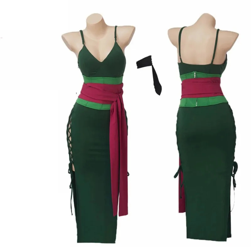 애니메이션 와노쿠니 로로노아 코스프레 의상 조로 여성  - Anime Zoro Cosplay Female 리뷰 및 가격