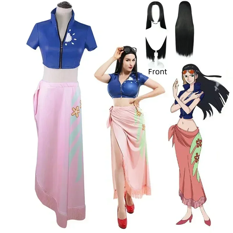 니코 로빈 코스프레 의상 드레스 의상 애니메이션 코스프 - Anime Cosplay Nico Robin 리뷰 및 가격
