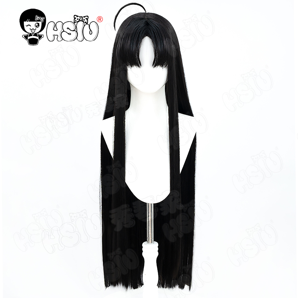 아와 스바루 코스프레 가발 HSIU 80CM 블랙 롱헤 - Anime Cosplay Long Black Hair 리뷰 및 가격