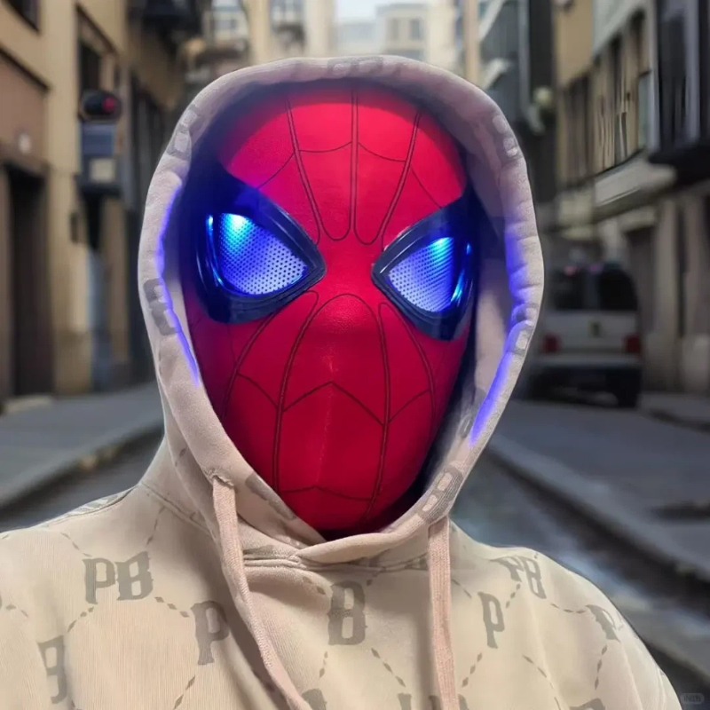 스파이더맨 헤드기어 움직이는 눈 멋진 코스프레 액세서리 - Anime Cosplay Eyes 리뷰 및 가격