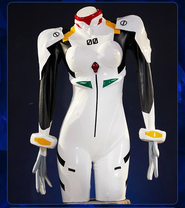 레이 아야나미 플러그슈트 코스프레 의상 화이트 PU 가 - Quality Anime Cosplay 리뷰 및 가격