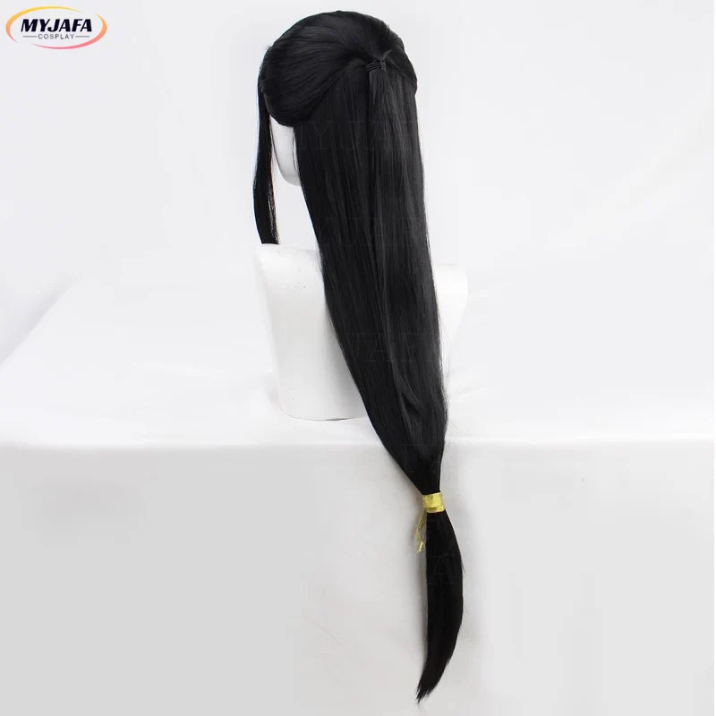 CyJin Guangyao 코스프레 가발 Jin Gua - Anime Cosplay Long Black Hair 리뷰 및 가격