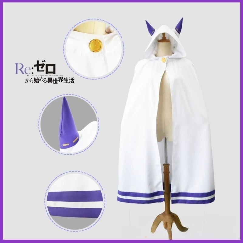 에밀리아 코스프레 다른 세계에서의 제로 생활 코스프레  - Anime Cosplay Re Zero 리뷰 및 가격