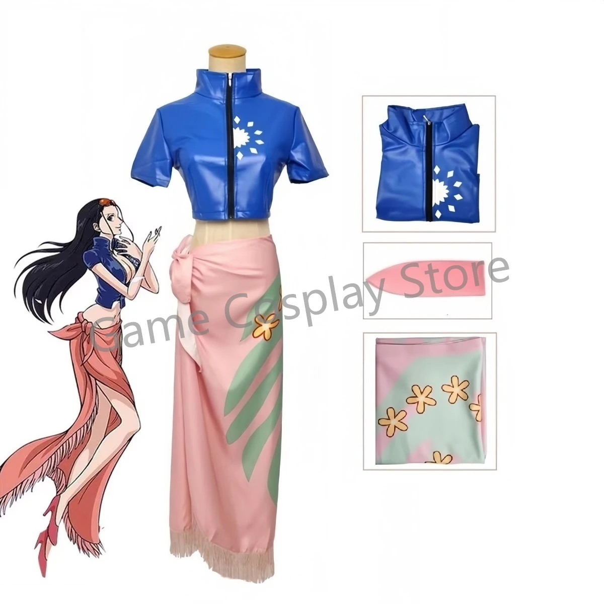 니코 로빈 코스프레 의상 드레스 복장 애니메이션 의상  - Anime Cosplay Nico Robin 리뷰 및 가격