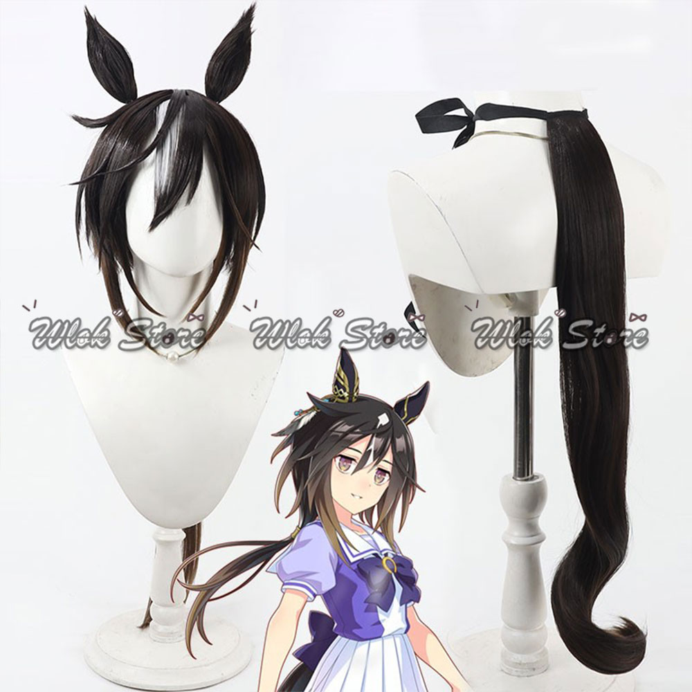 Umamusume Pretty Derby Stay Go - Anime Cosplay Long Black Hair 리뷰 및 가격