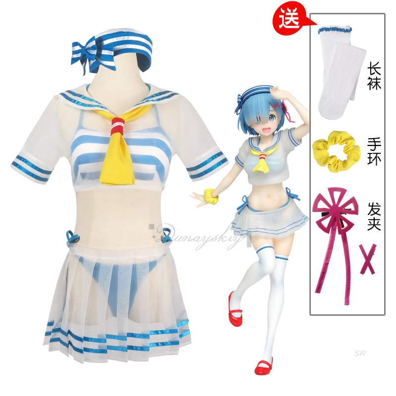 레임 코스프레 의상 Re:제로부터 시작하는 이세계 생활 - Re Zero Rem Wig 리뷰 및 가격