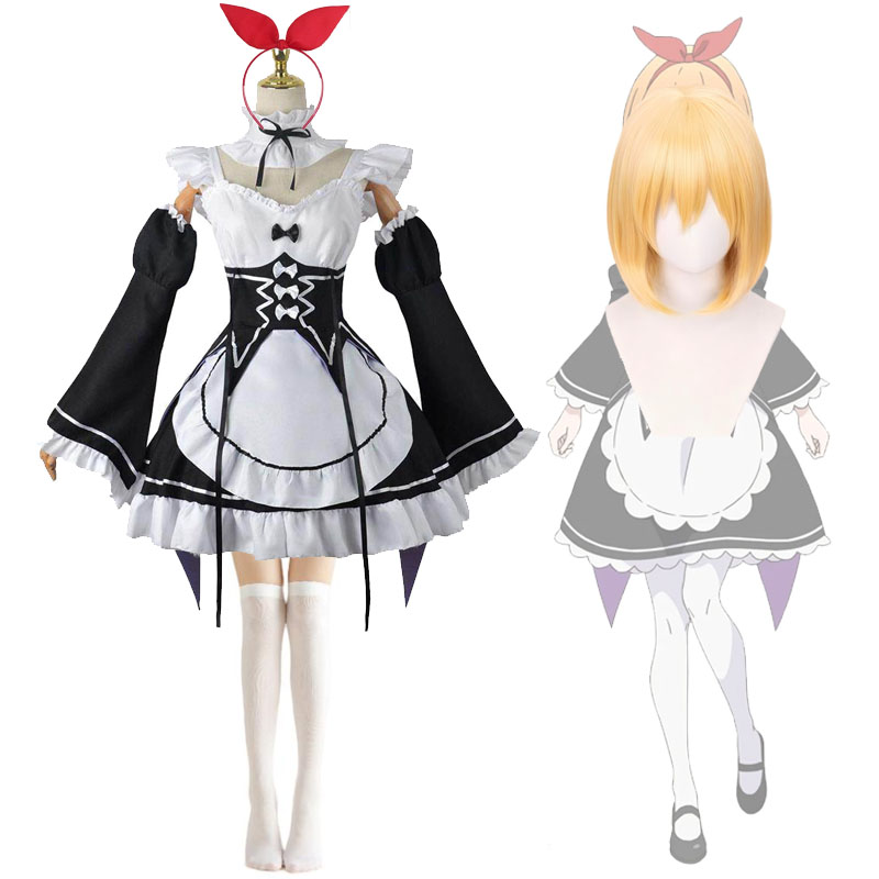 Re:ZERO 의상 페트라 레이테 코스프레 메이드 드레 - Anime Cosplay Re Zero 리뷰 및 가격