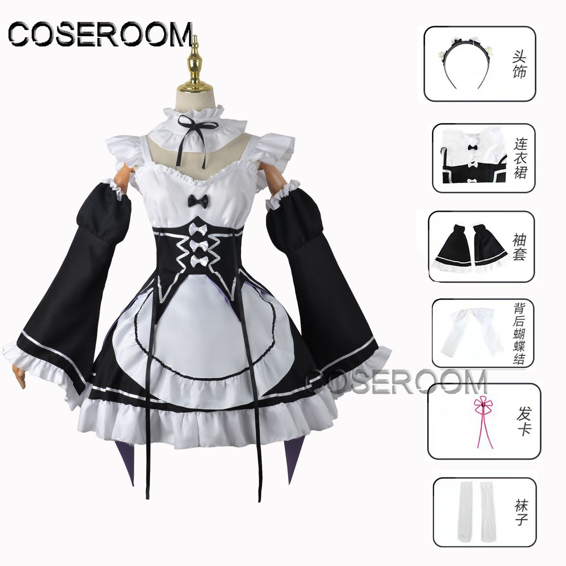 Re Zero Kara Hajimeru Isekai S - Re Zero Rem Wig 리뷰 및 가격