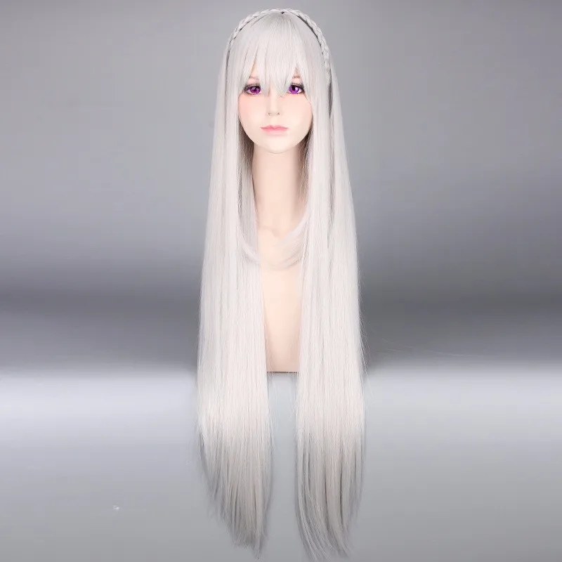 이세카이 세이카츠 에밀리아 롱 코스프레 가발, 제로와  - Re Zero Rem Wig 리뷰 및 가격