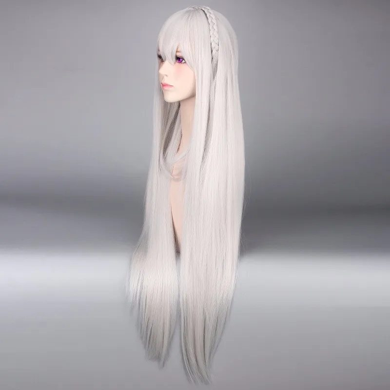 이세카이 세이카츠 에밀리아 롱 코스프레 가발, 제로와  - Re Zero Rem Wig 리뷰 및 가격