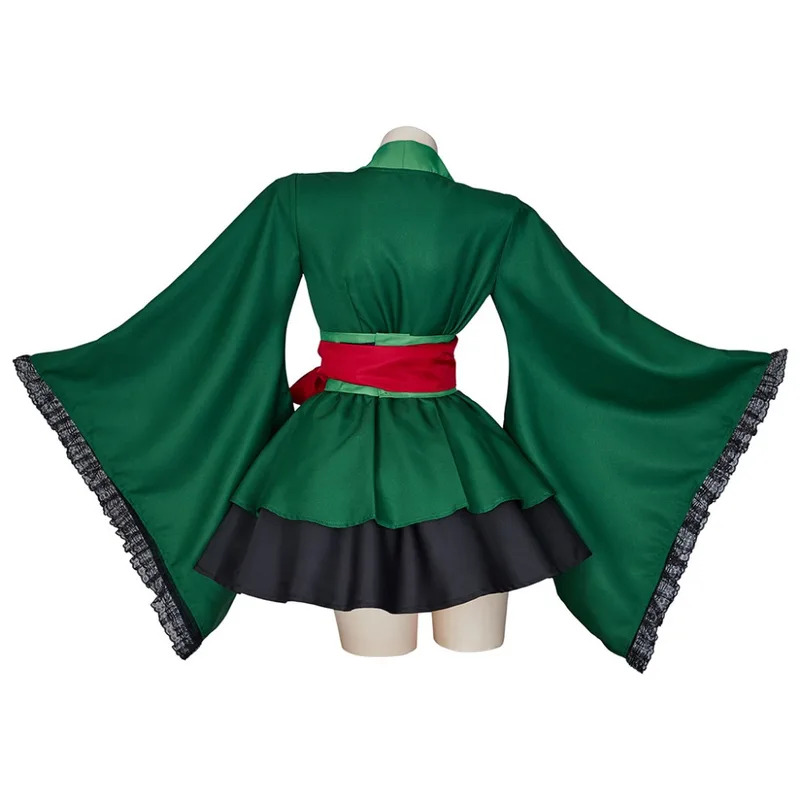 Roronoa Zoro 여성 코스프레 의상 로리타 그린 - Anime Zoro Cosplay Female 리뷰 및 가격