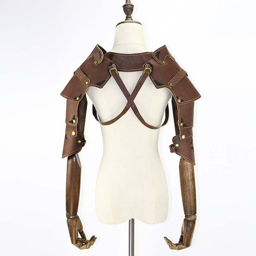 스팀펑크 어깨 갑옷, 남성 레트로 기계식 기어, 중세  - Anime Cosplay Armor 리뷰 및 가격