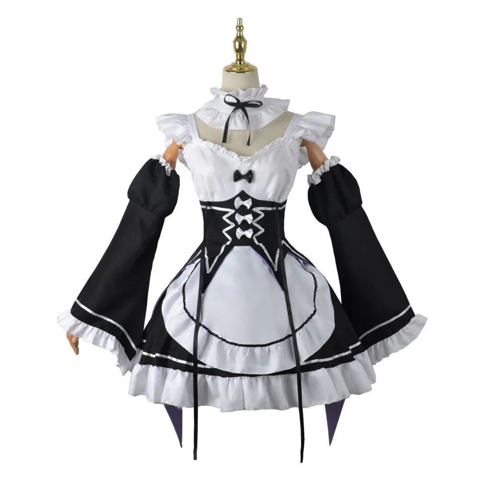 애니메이션 램 렘 메이드 코스프레 Re: 제로와 다른  - Anime Cosplay Re Zero 리뷰 및 가격