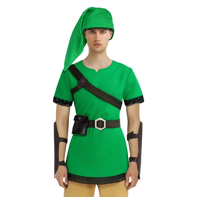 COSClassic Link 코스프레 의상 세트 그린  - Anime Cosplay Link 리뷰 및 가격