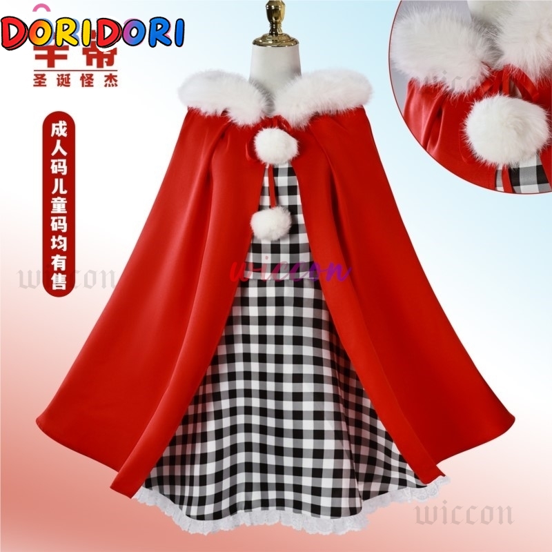 애니메이션 신디 루 코스프레 의상 격자 무늬 드레스 레 - Anime Cosplay Kid 리뷰 및 가격