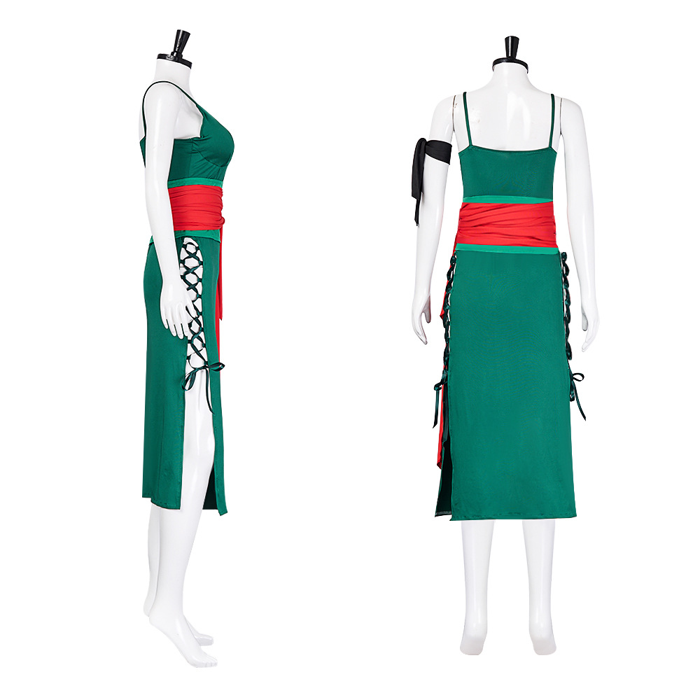 Rule 63 코스프레 의상: 여성용 조로 와노 컨트리 - Anime Zoro Cosplay Female 리뷰 및 가격